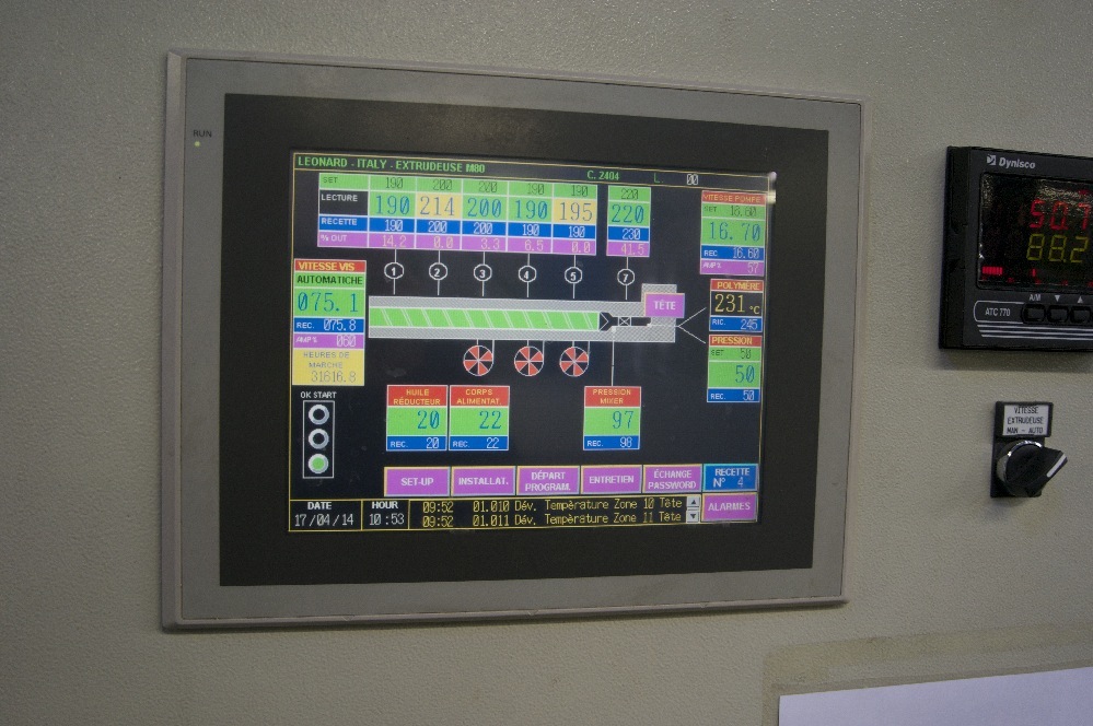 controle-automatises Controles automatisés de la chaine d’extrusion