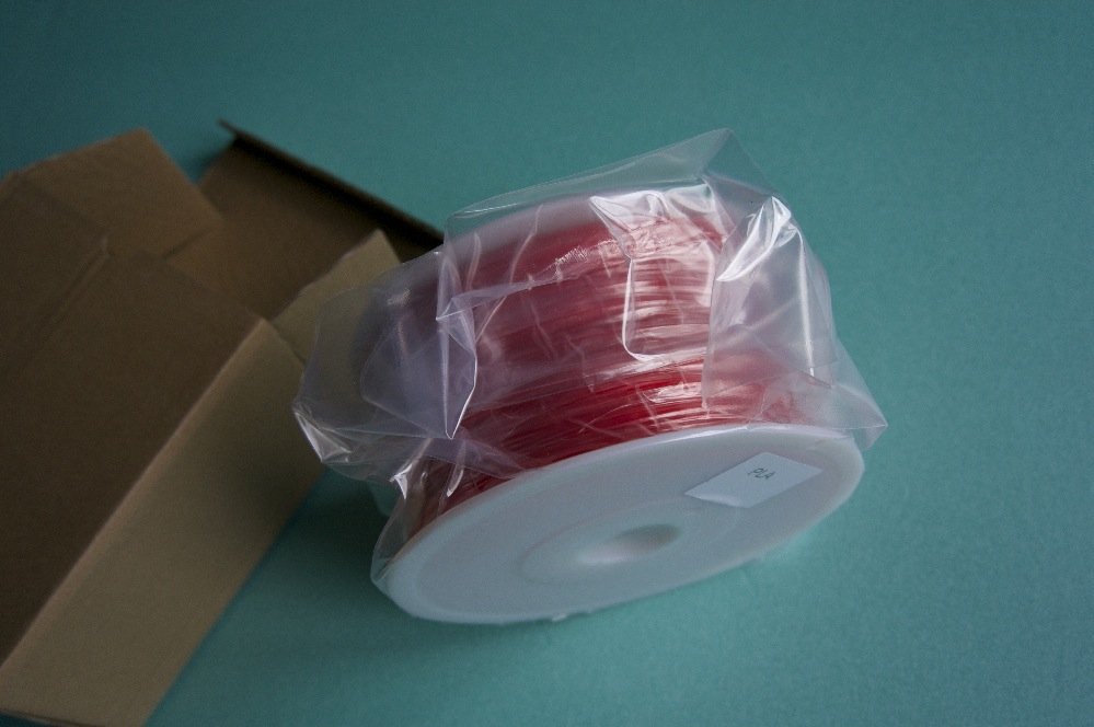 Filament PLA rouge translucide 1.75mm – Image 3