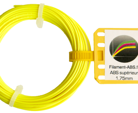 Anneau de 10m ABS jaune fluo 1,75mm