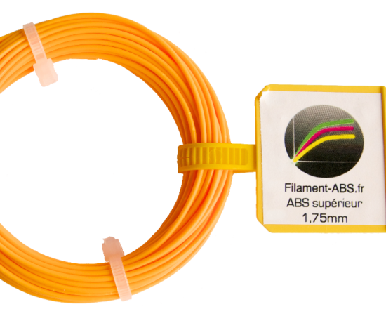 Anneau de 10m ABS orange fluo 1,75mm