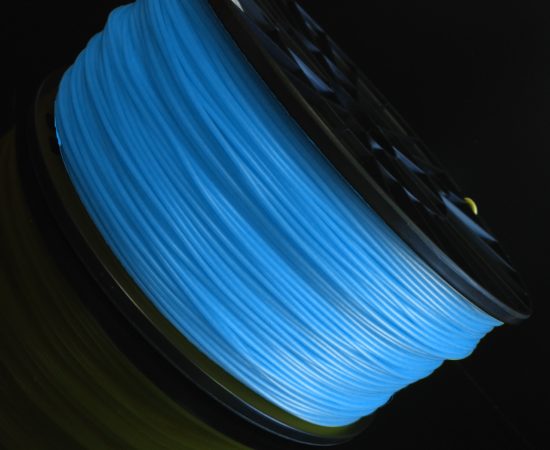 Filament PLA bleu opaque 3mm