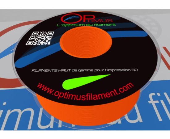 Filament ABS Optimus® Orange Fluo (RAL 2007) - Pour des Impressions 3D Vives et Performantes