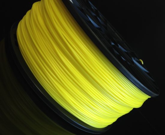 Filament PLA jaune opaque 1.75mm