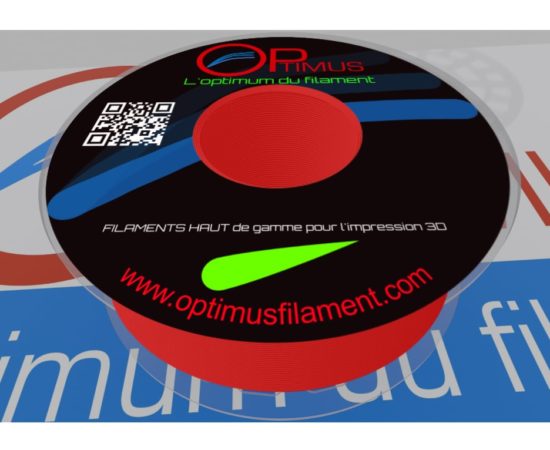 Filament ABS Optimus® rouge (RAL 3020) 1.75mm