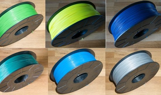 Pack couleurs 10 bobines filaments ABS
