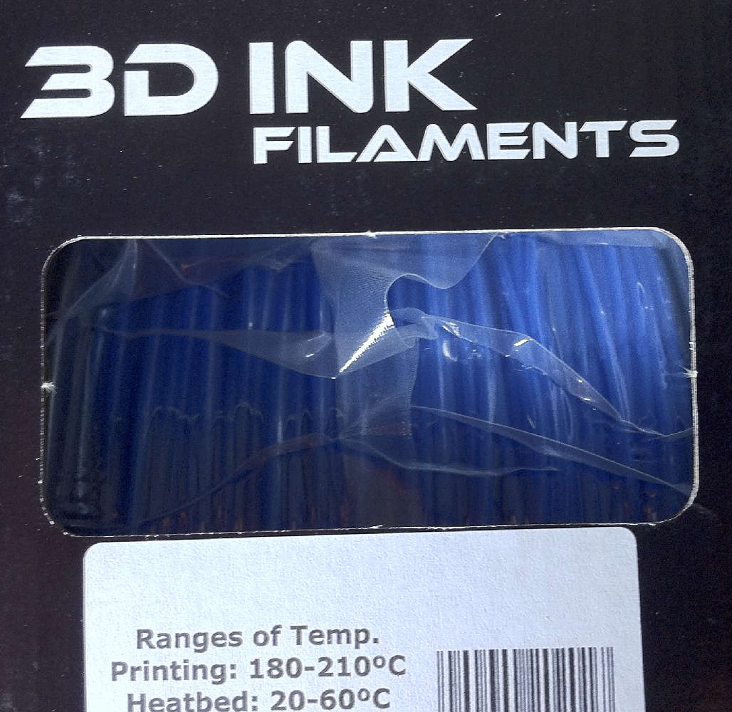 Filament PLA 3D Ink bleu opaque PREMIUM – Image 2