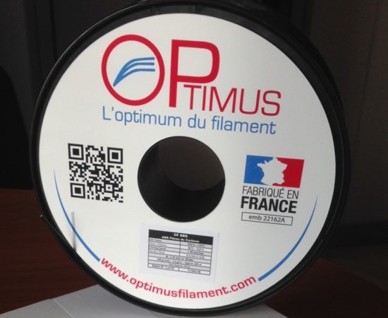 Filament ABS fibres de carbone OPtimus