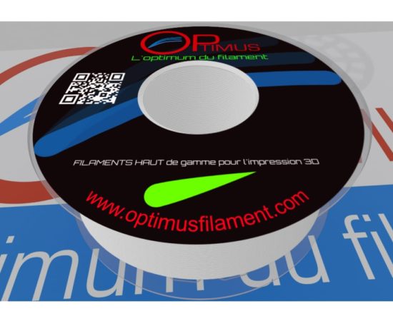 Filament ABS Blanc Gris Optimus ® RAL 9002