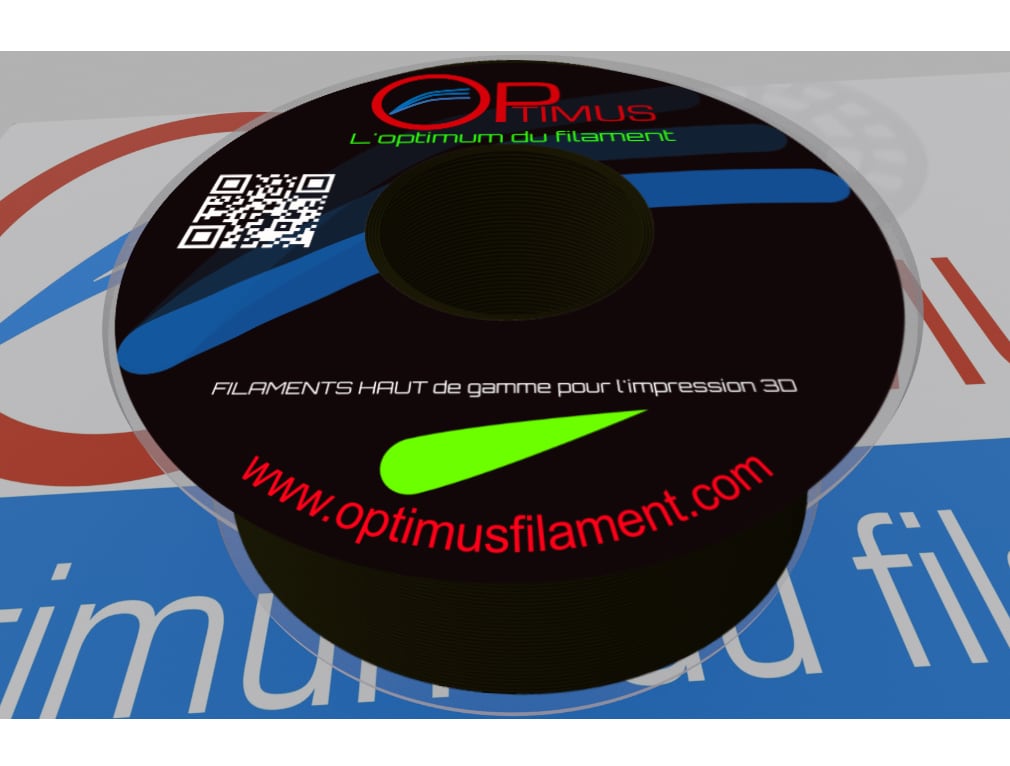 Filament PLA Noir OPtimus : un filament professionnel