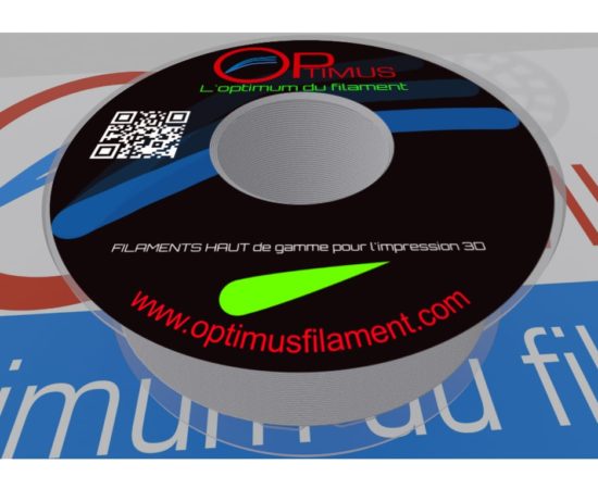 Filament PLA Optimus Aluminium gris