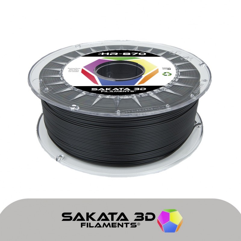 Filament pla ingeo 3d870 noir haute resistance
