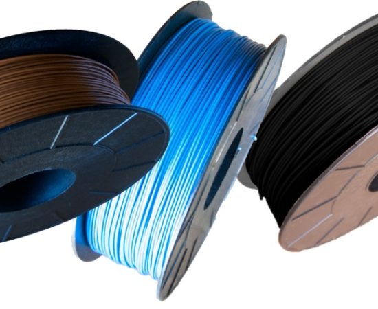 Pack filament PLA Optimus noir-brun-bleu