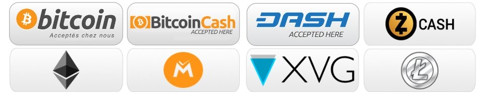 Il possible d'acheter du filament pour imprimante 3D avec bitcoin et beaucoup d'autres crypto monnaie chez Filament-ABS