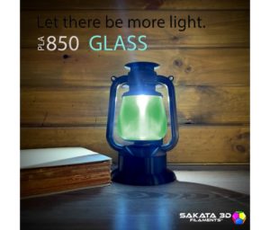 pla 850 glass vert lampe