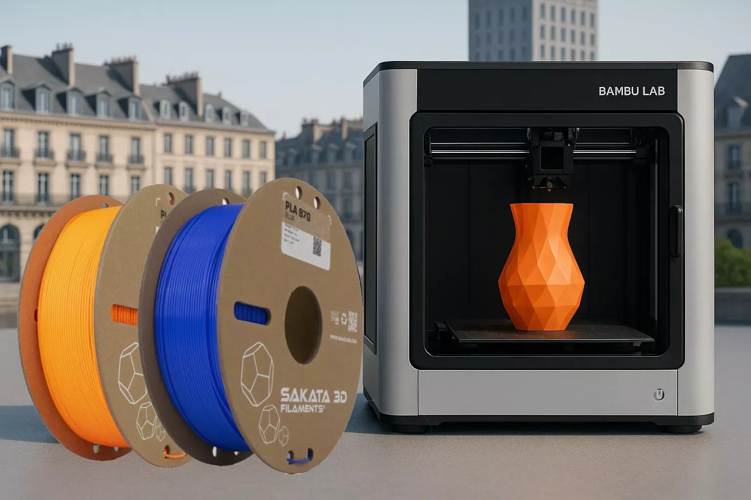 bambulab et filament PLA à Bordeaux