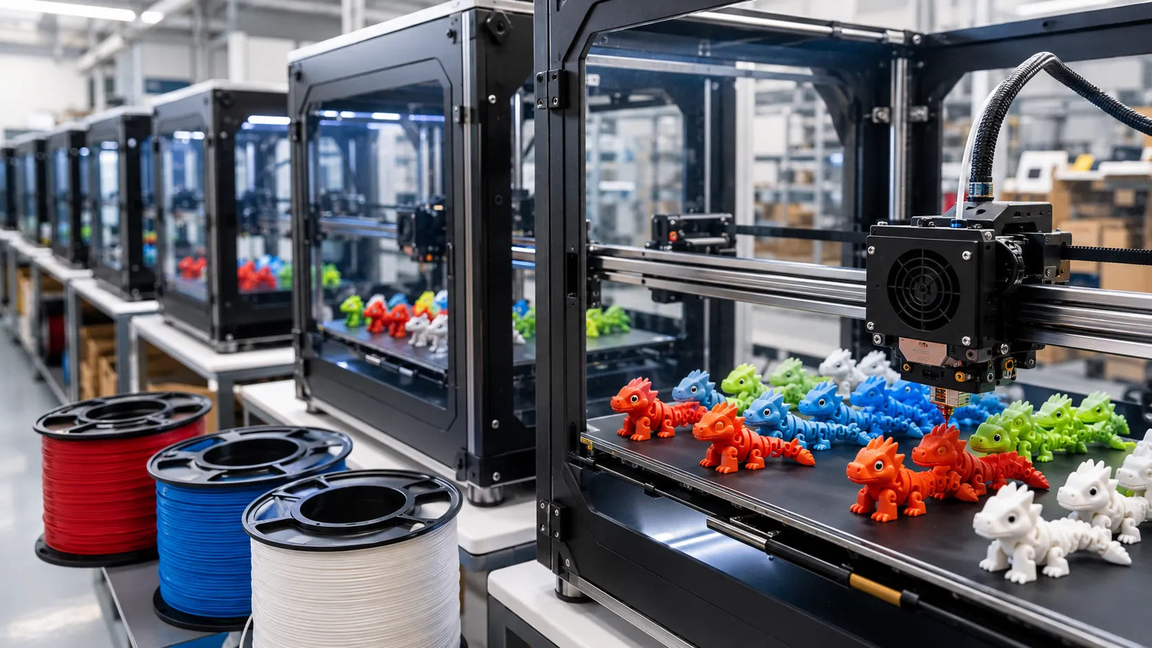 Production en série par impression 3D : pourquoi choisir un PLA High Speed ?