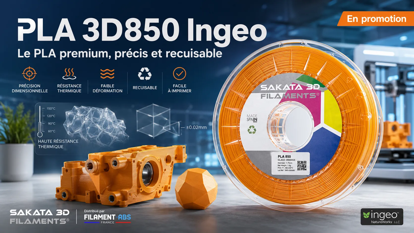PLA 3D850 Ingeo : le filament haut de gamme que l’on aurait tort de prendre pour un simple PLA