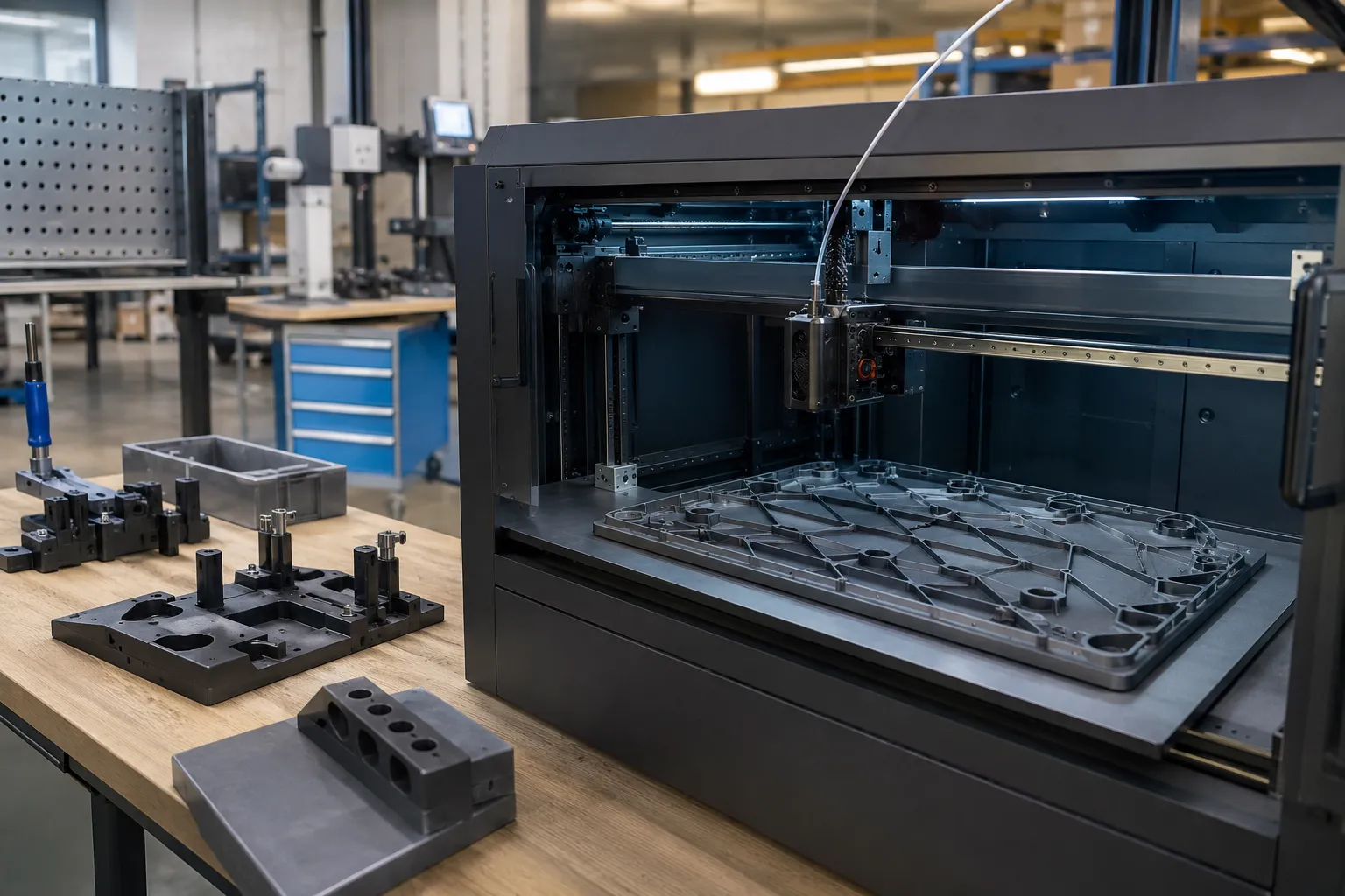 Outillage industriel imprimé en 3D : pourquoi un ABS à faible warping devient stratégique