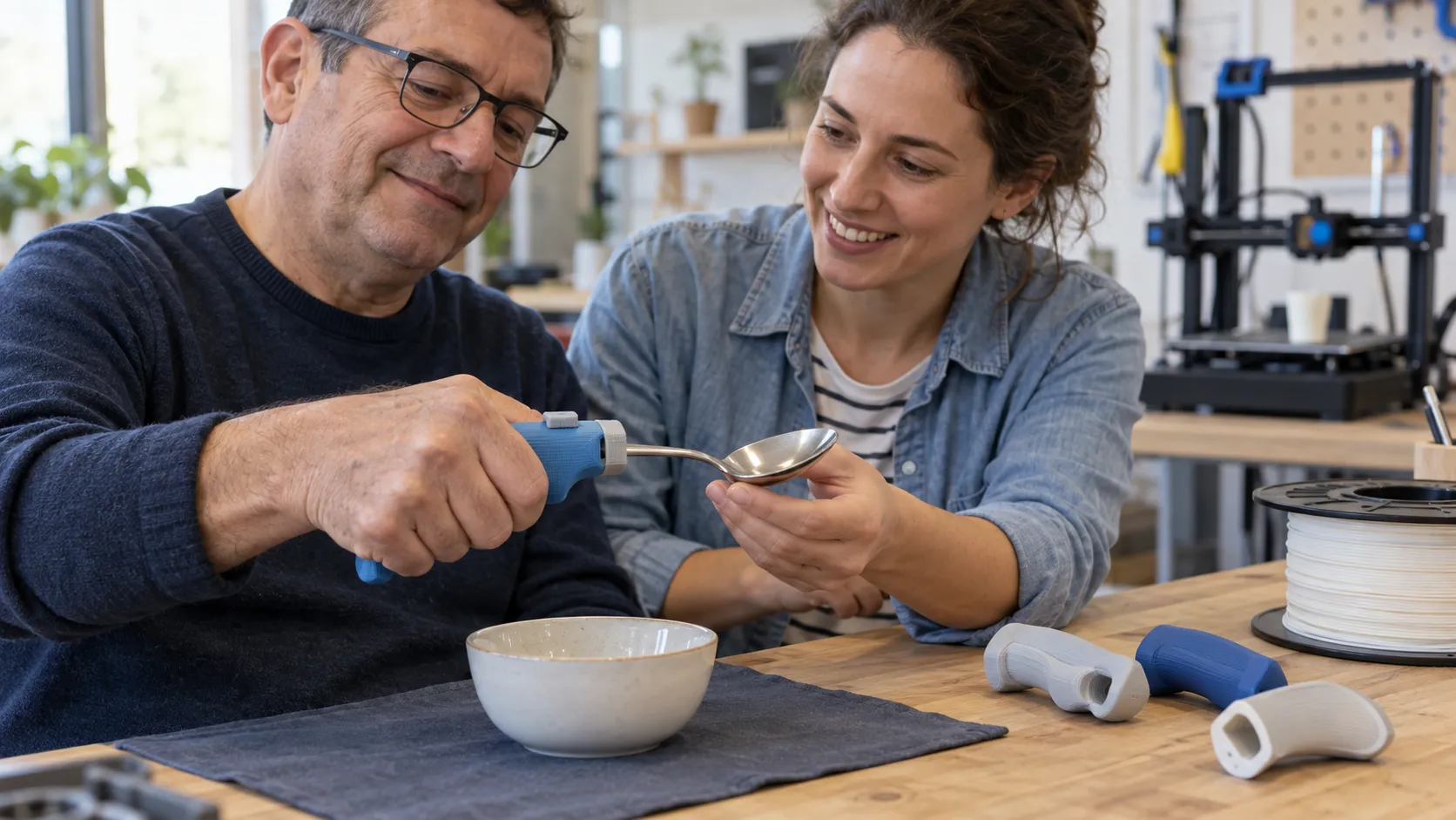 Impression 3D et handicap : concevoir des aides personnalisées avec le PLA 3D850