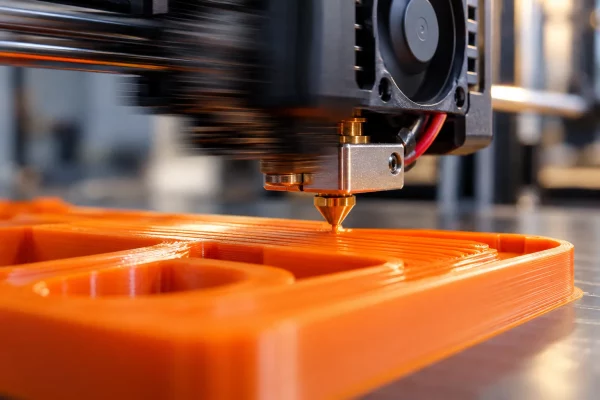 Filament PLA High Speed déposé rapidement par une imprimante 3D