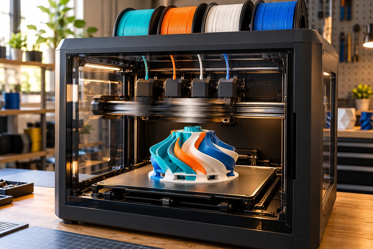 Impression 3D multicolore rapide avec du filament PLA High Speed